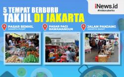 Infografis 5 Tempat Berburu Takjil di Jakarta