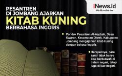 Infografis Pesantren di Jombang Ajarkan Kitab Kuning Bahasa Inggris