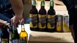 Tim Rankayo Hitam Polresta Jambi Gerebek Gudang Miras di Pasir Putih