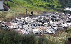 Pembakaran Honai dan 3 Rumah Guru di Dambet Diduga Dilakukan KKB Beoga Arodikala