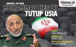 Infografis Wakil Komandan Pasukan Quds Iran, Mohammad Hejazi Meninggal