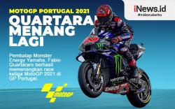 Infografis Fabio Quartararo Menang di MotoGP Portugal 2021