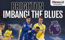 Infografis Chelsea Berbagi Poin dengan Brighton & Hove Albion