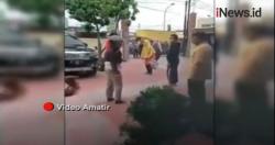 Video Kasus KDRT Tak Kunjung Diproses, Polsek Medan Dilempar Batu