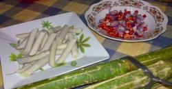 Mencicipi Makanan Khas Mandailing Terbuat dari Rotan, Lezat untuk Berbuka Puasa