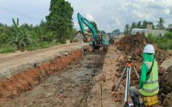 Jelang Lebaran, Perbaikan Jalan Palembang - TAA Dikebut<