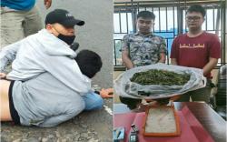 Bawa Sekantong Ganja, 2 Pemotor Diringkus Polisi di Jalinsum Empat Lawang<