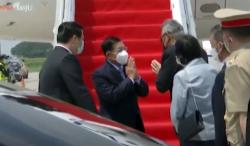 Video Pemimpin Junta Myanmar Min Aung Hlaing Tiba di Jakarta