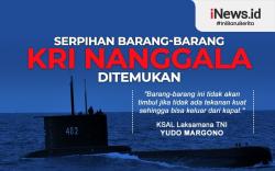 Infografis Serpihan KRI Nanggala 402 Ditemukan