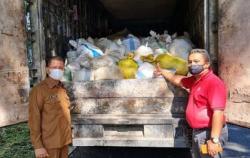 Polhut Amankan Truk Bawa 17 Ton Getah Pinus Ilegal di Gerbang Tol Tebingtinggi