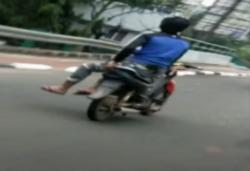 Video Viral Atraksi Berbahaya di Tangerang, Pengemudi Ditilang