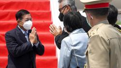 Momen Panglima Junta Militer Myanmar Min Aung Hlaing Hadiri KTT ASEAN 2021