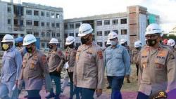  Tinjau Pembangunan Markas Komando, Ini Harapan Kapolda Maluku 