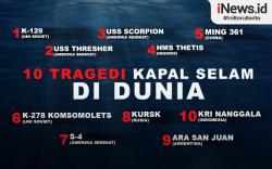 Infografis 10 Tragedi Kapal Selam di Dunia