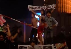 Video Euforia Suporter Persija Juara Menpora Tak Terbendung di Bundaran HI