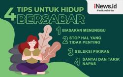 Infografis Tips Hidup Bersabar