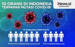 Infografis 10 Orang Terpapar Mutasi Covid-19 India 