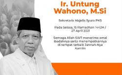 Kabar Duka, Sekretaris Majelis Syura PKS Untung Wahono Wafat