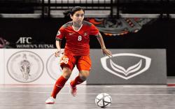 Puasa Ramadan Tak Bikin Yunita Sari Setop Latihan Futsal