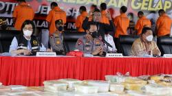Menkeu, Kapolri dan Kepala BNN Pamer 2,5 Ton Sabu Sitaan Senilai Rp1,5 Triliun