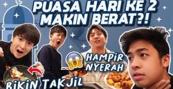 Begini Cara Jerome Polin Sahur bersama Temannya di Jepang, Ada yang Hampir Nyerah!