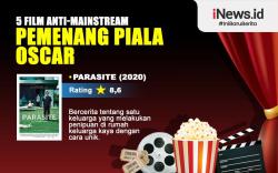 Infografis Tema Anti-Mainstream Film Terbaik Oscar