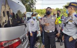 Penegakan Larangan Mudik, Satlantas Polrestabes Semarang Jaring  3 Travel Gelap