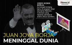 Infografis Juan Joya Borja Meninggal Dunia