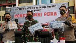 Ini Barang Bukti Alat Swab Antigen Bekas yang Diamankan Polda Sumut