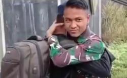 Viral Prajurit TNI Peluk Adik yang Lulus Pendidikan Brimob di Watukosek Pasuruan
