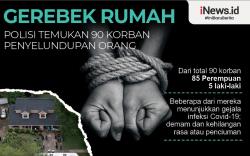 Infografis Polisi Temukan 90 Korban Penyelundupan Orang dalam Rumah di Texas