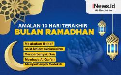 Infografis Amalan 10 Hari Terakhir Bulan Ramadhan