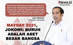 Infografis Jokowi Tegaskan Buruh Aset Besar Bangsa
