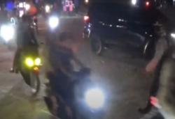 Video Petugas di Sumut Gelar Razia Bubarkan Kerumunan dan Bagi Masker 