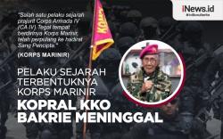 Infografis Veteran Perang Kopral KKO (Pur) Bakrie Tutup Usia