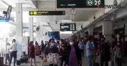 Video Pemudik Mulai Datangi Bandara Halim Perdana Kusuma, Begini Situasinya