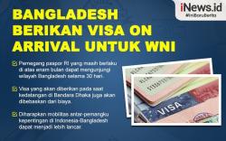 Infografis Bangladesh Berikan Visa on Arrival Gratis untuk WNI