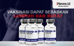 Infografis Benarkah Vaksinasi Dapat Memicu Kelumpuhan?<
