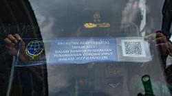 Dipasang Stiker, Bus-Bus Ini Boleh Bawa Penumpang Selama Larangan Mudik