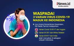 Infografis Bahaya 3 Varian Baru Covid  Masuk Indonesia