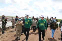 Gerakan Percepatan Tanam Massal Kembali Digelar di Food Estate Dadahup