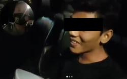 Lihat Remaja Minum Miras Diinterogasi Cengengesan, Netizen: Untung Pak Polisinya Sabar