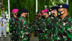 KSAL Pimpin Serah Terima Jabatan Pangkoarmada II
