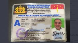 Penampakan SIM Negara Kekaisaran Sunda Nusantara, Berlaku Internasional dan Seumur Hidup