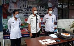 BNNP Kalsel Gagalkan Peredaran 916,39 Gram Sabu di HST
