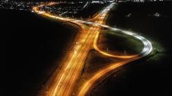 Penampakan dari Udara Tol Trans Jawa Sepi