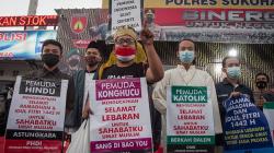 Aksi Damai Pemuda Lintas Agama Jaga Toleransi Antarumat