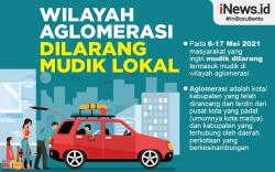 Infografis Larangan Mudik Wilayah Aglomerasi