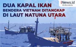 Infografis Dua Kapal Ikan Bendera Vietnam  Ditangkap di Laut Natuna Utara