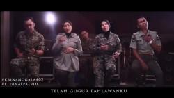 Viral Tentara Malaysia Nyanyikan Gugur Bunga Tribute KRI Nanggala, Netizen Merinding<
